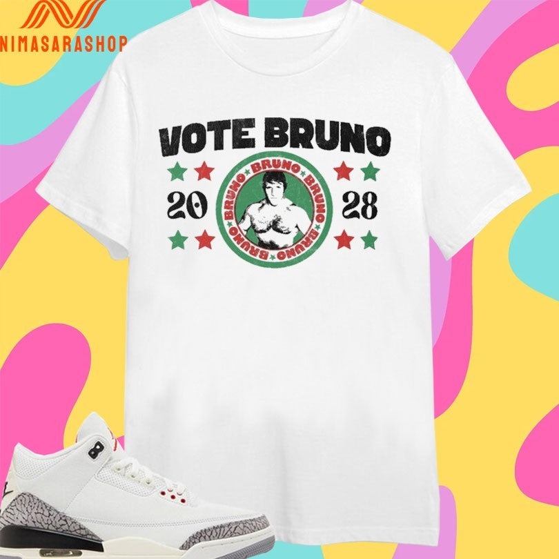 Vote Bruno 2028 Logo - Adult & Kids T-Shirts, Sweatshirts & Hoodies apparel design preview 1