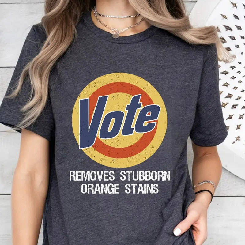 Vote Removes Joe Biden President Stubborn Orange - Adult & Kids T-Shirts, Sweatshirts & Hoodies apparel design preview 1