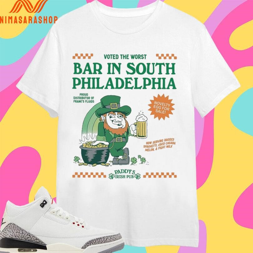Voted The Worst Bar In South Philadelphia Proud - Adult & Kids T-Shirts, Sweatshirts & Hoodies apparel design preview 1