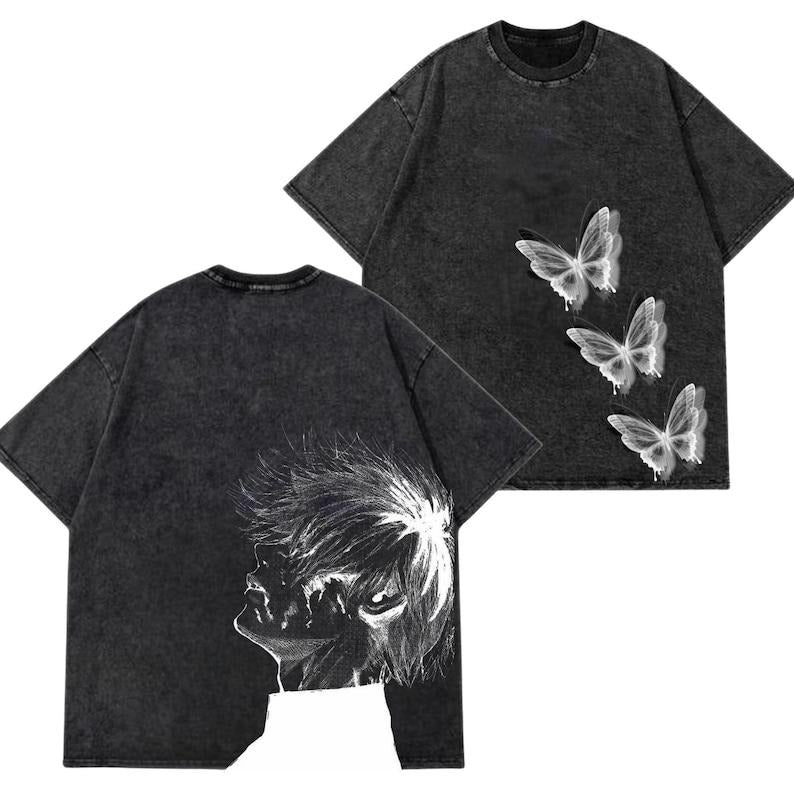 WASH Jujutsu Kaisen Vintage Anime Saturo Gojo Honored - Adult & Kids T-Shirts, Sweatshirts & Hoodies apparel design preview 1