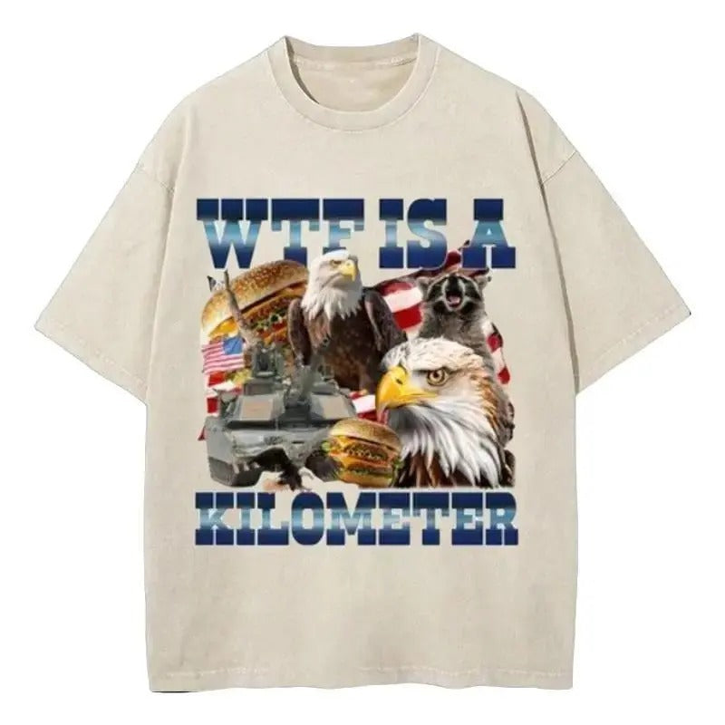 WTF Is Killometer 4th July Meme Comfort Day Funny - Adult & Kids T-Shirts, Sweatshirts & Hoodies apparel design preview 1