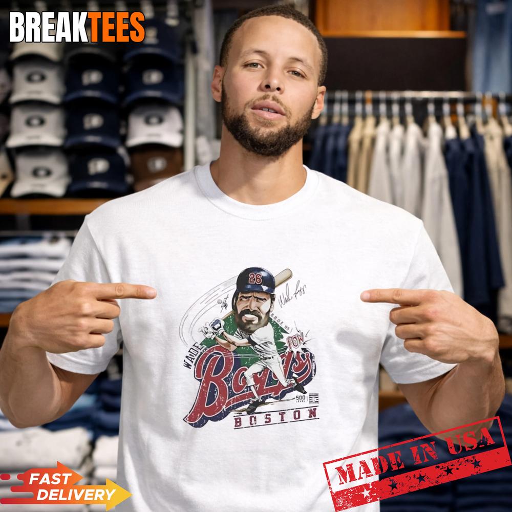 Wade Boggs Boston Red Sox Bruce Stark Signature - Adult & Kids T-Shirts, Sweatshirts & Hoodies apparel design preview 1