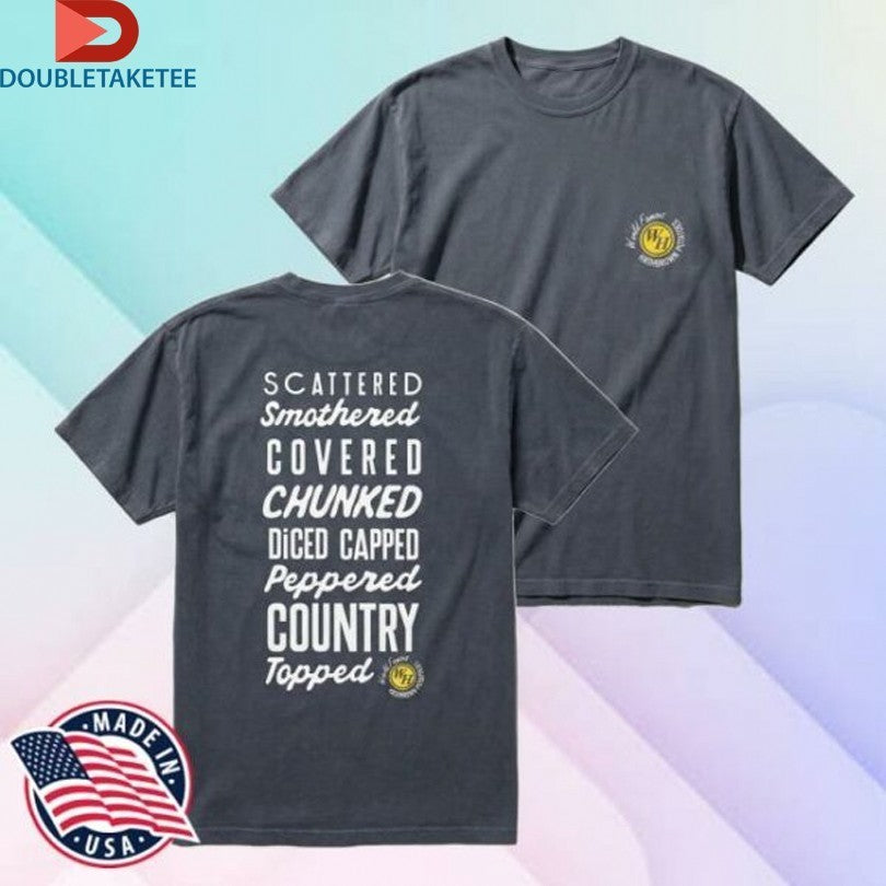 Waffle House Scattered Smothered Covered Chunked - Adult & Kids T-Shirts, Sweatshirts & Hoodies apparel design preview 1
