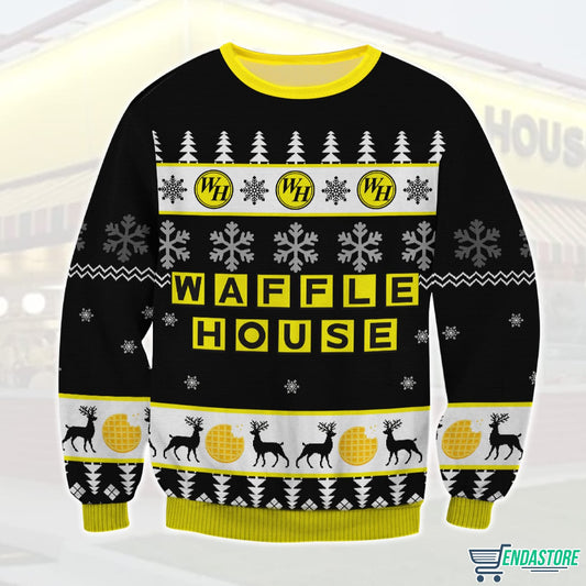 Waffle House 3D Ugly Christmas Sweater - Gift Idea product image