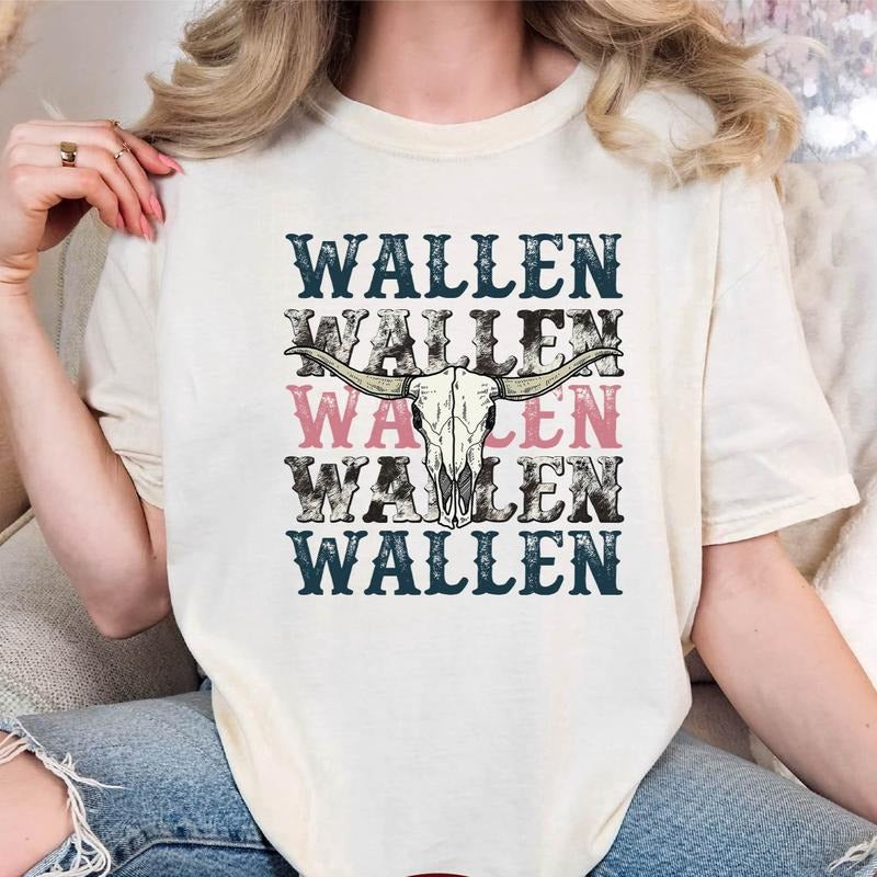 Wallen Bullhead Cowboy Western Bull Westerns - Adult & Kids T-Shirts, Sweatshirts & Hoodies apparel design preview 1