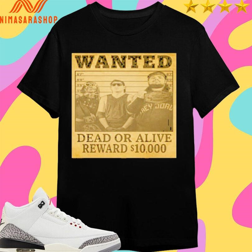 Wanted Dead Or Alive Reward $10000 - Adult & Kids T-Shirts, Sweatshirts & Hoodies apparel design preview 1