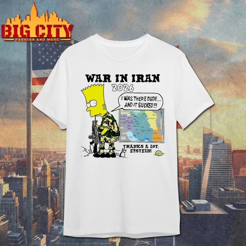 War In Iran Thanks A Lot, Epstein - Adult & Kids T-Shirts, Sweatshirts & Hoodies apparel design preview 1