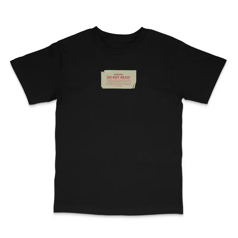 Warning Do Not Read Custom Printed - Adult & Kids T-Shirts, Sweatshirts & Hoodies apparel design preview 1