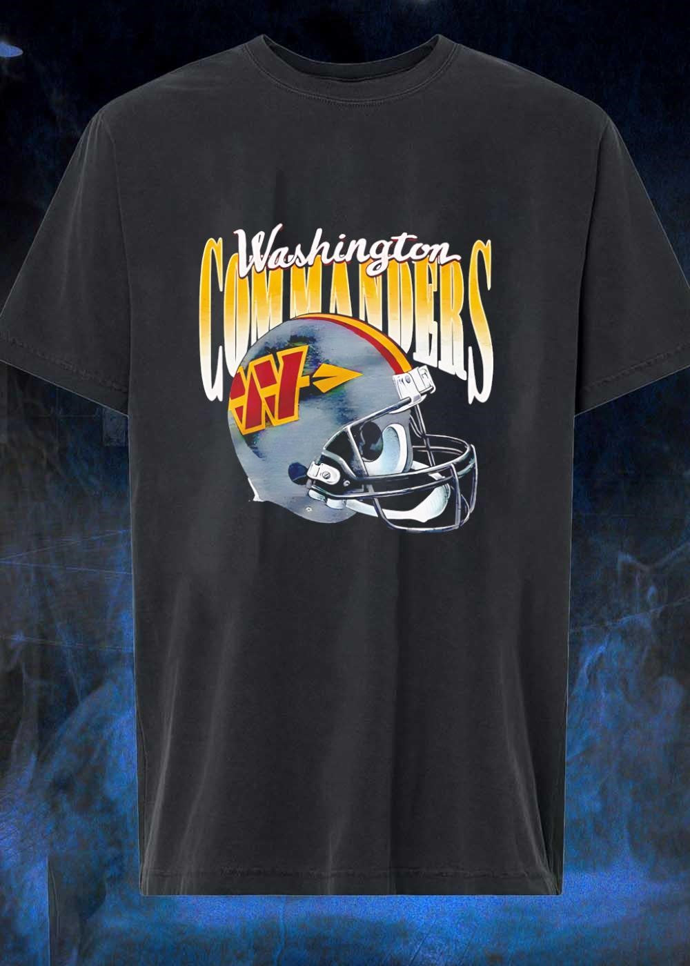 Washington Commanders Football Helmet Men's - Adult & Kids T-Shirts, Sweatshirts & Hoodies apparel design preview 1