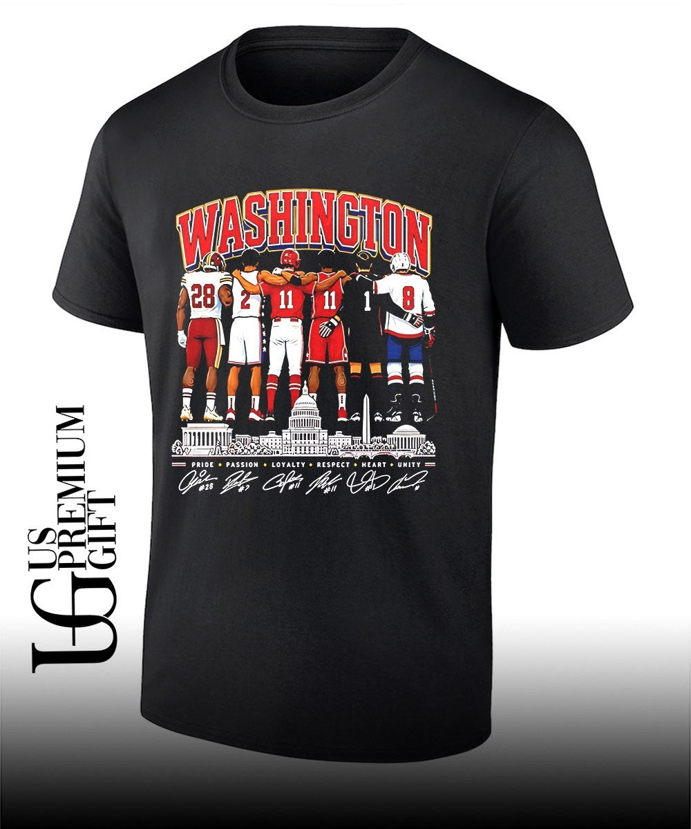 Washington Commanders Wizards Nationals Capitals DC - Adult & Kids T-Shirts, Sweatshirts & Hoodies apparel design preview 1