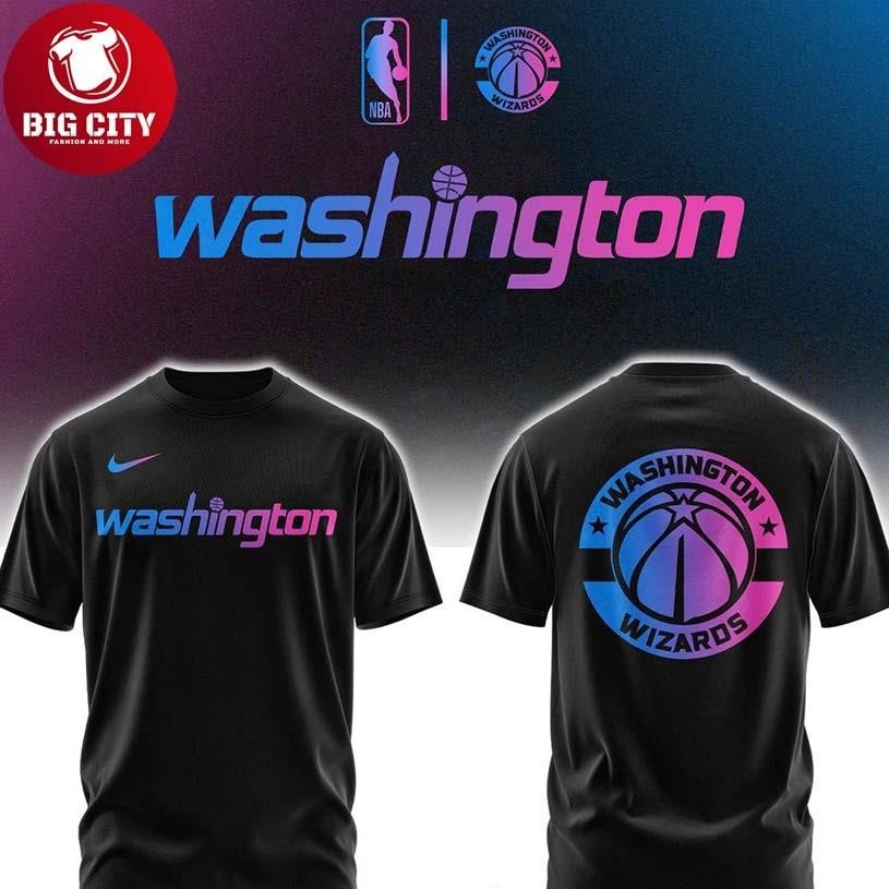 Washington Wizards x Cyberpunk Night 2026 NBA Champs - Adult & Kids T-Shirts, Sweatshirts & Hoodies apparel design preview 1