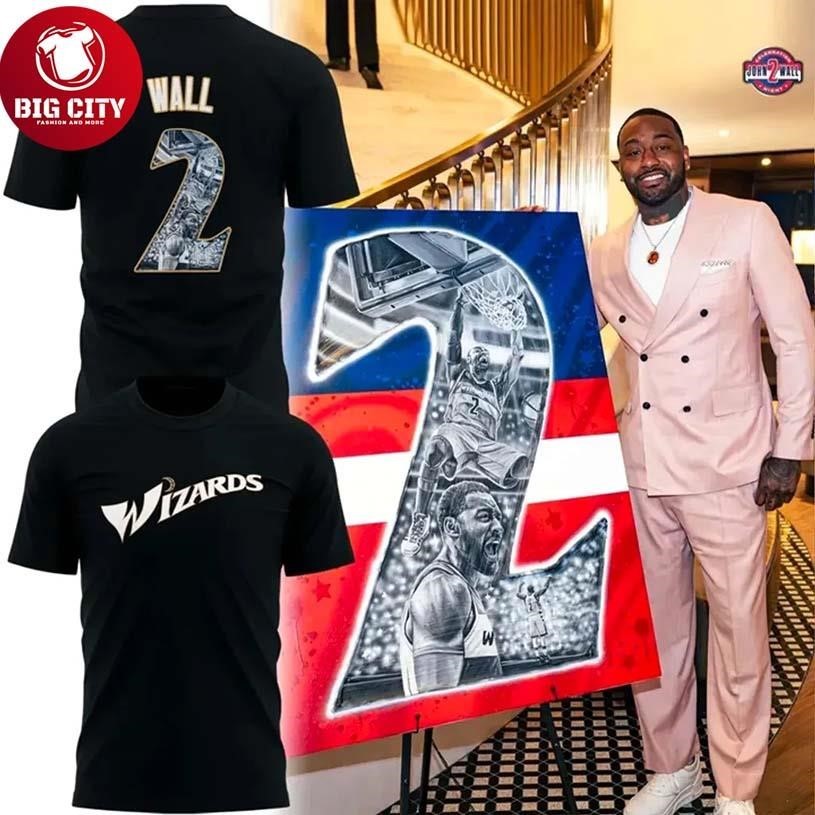 Washington Wizards x John Wall Special Edition Two - Adult & Kids T-Shirts, Sweatshirts & Hoodies apparel design preview 1