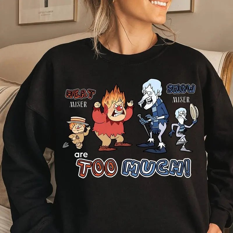 We Are T0o Muuch Movie Merry Xmas - Adult & Kids T-Shirts, Sweatshirts & Hoodies apparel design preview 1
