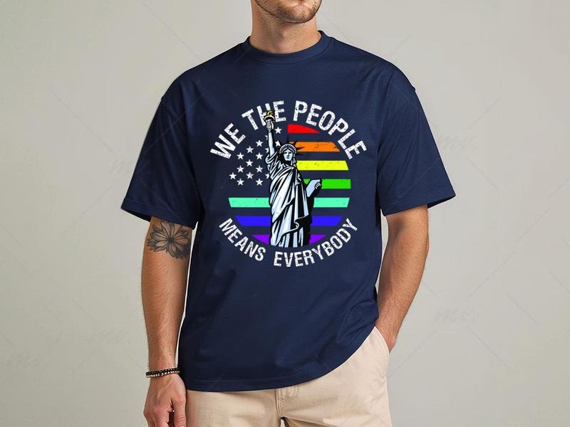 We People Means Everyone Equal Rights Pride LGBT - Adult & Kids T-Shirts, Sweatshirts & Hoodies apparel design preview 1
