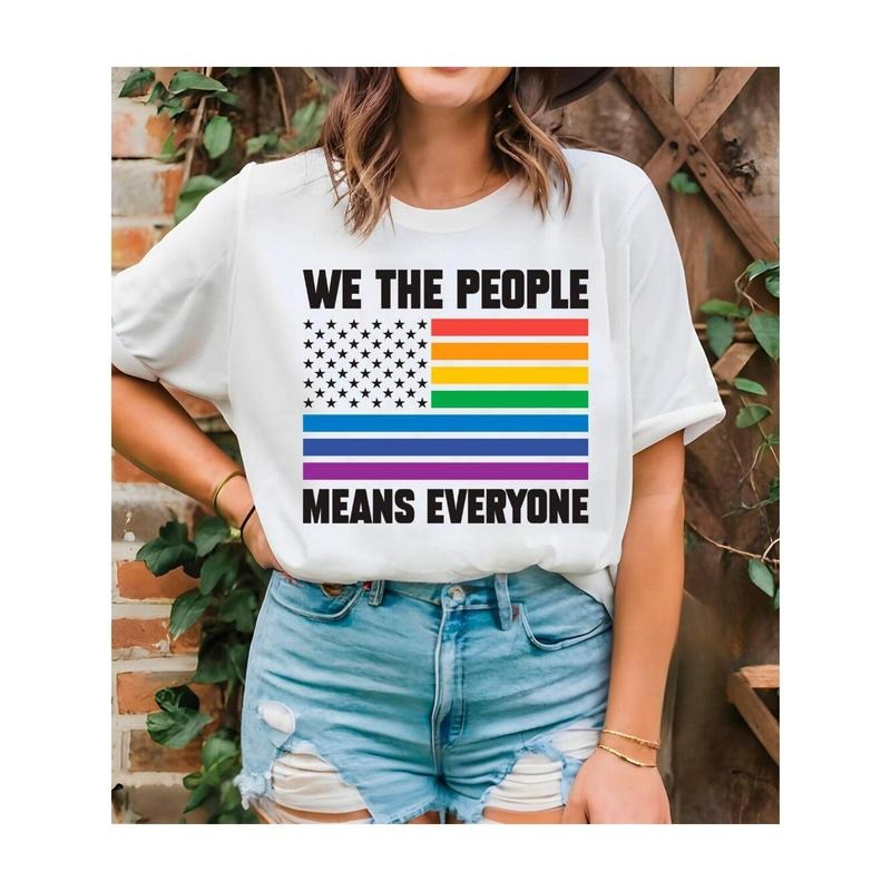 We People Means Everyone Equal Rights Pride LGBTQ - Adult & Kids T-Shirts, Sweatshirts & Hoodies apparel design preview 1