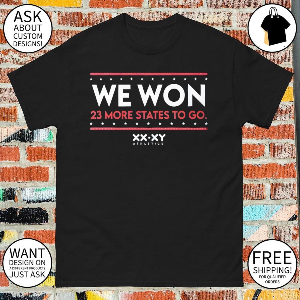 We Won 23 More States To Go XX XY America 2026 - Adult & Kids T-Shirts, Sweatshirts & Hoodies apparel design preview 1