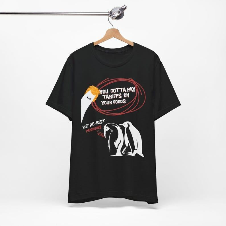 We'Re Just Penguins Cool Penguin Protest Resist Trump - Adult & Kids T-Shirts, Sweatshirts & Hoodies apparel design preview 1
