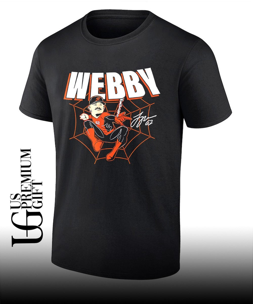 Webby Man Logan Webb San Francisco Giants MLB - Adult & Kids T-Shirts, Sweatshirts & Hoodies apparel design preview 1