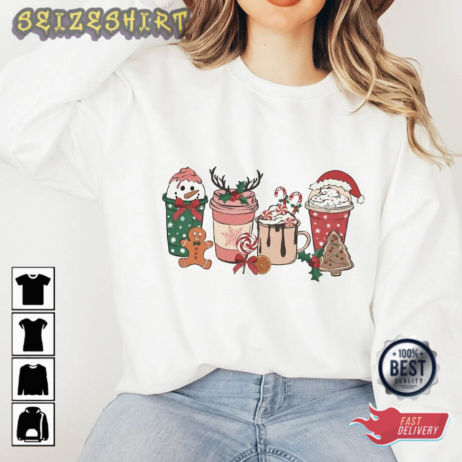 Weihnachten Pullover – Christmas Drinks Christmas Sweater - Holiday Gift product image