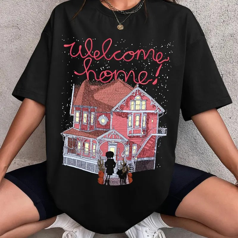 Welcome Home Coraline Horror Movies Character - Adult & Kids T-Shirts, Sweatshirts & Hoodies apparel design preview 1