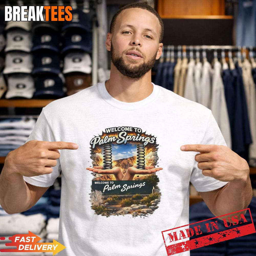 Welcome To Palm Springs Vintage - Adult & Kids T-Shirts, Sweatshirts & Hoodies apparel design preview 1