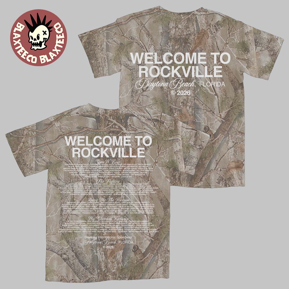 Welcome To Rockville 2026 Festival Merch Daytona - Adult & Kids T-Shirts, Sweatshirts & Hoodies apparel design preview 1