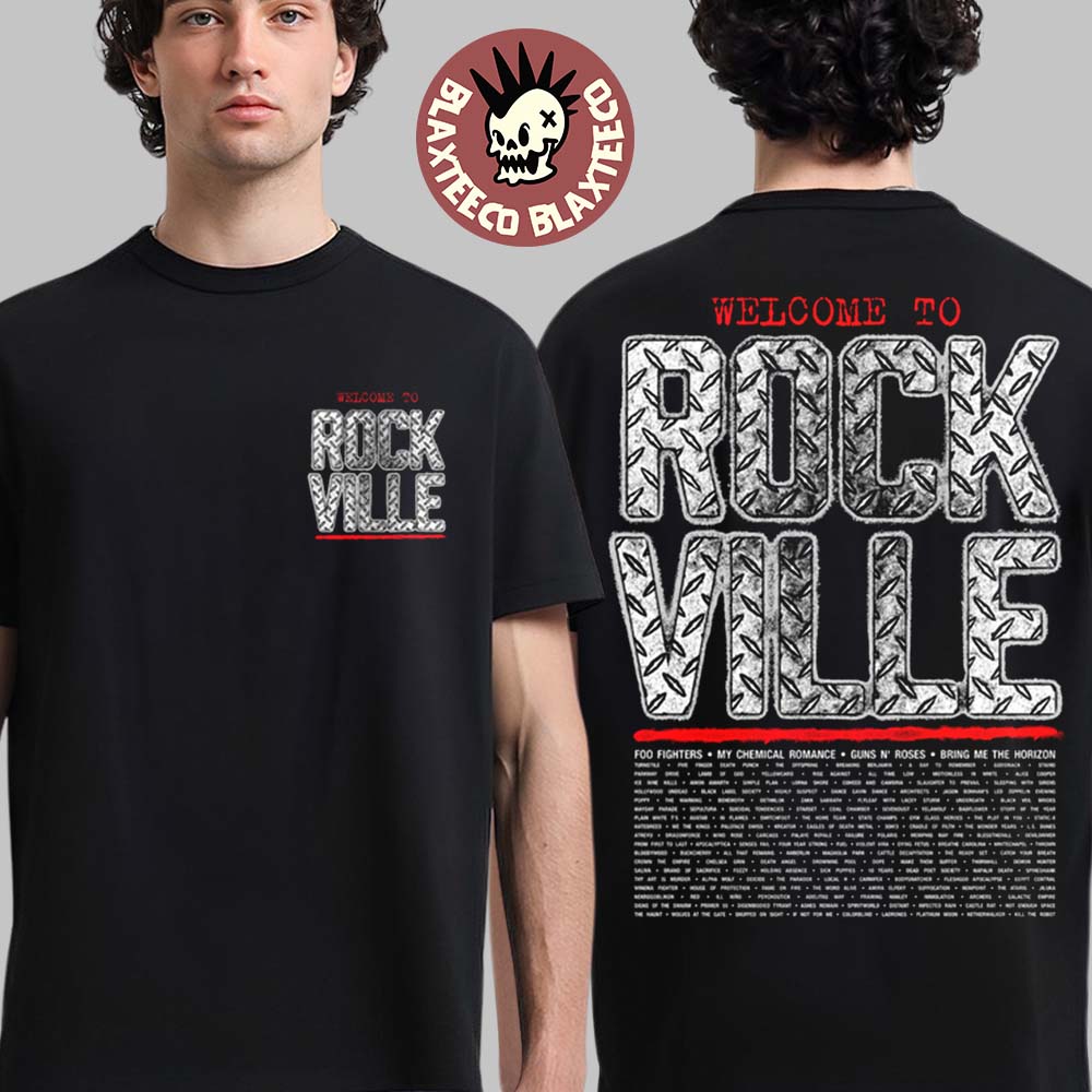 Welcome To Rockville 2026 Festival Merch Daytona - Adult & Kids T-Shirts, Sweatshirts & Hoodies apparel design preview 1