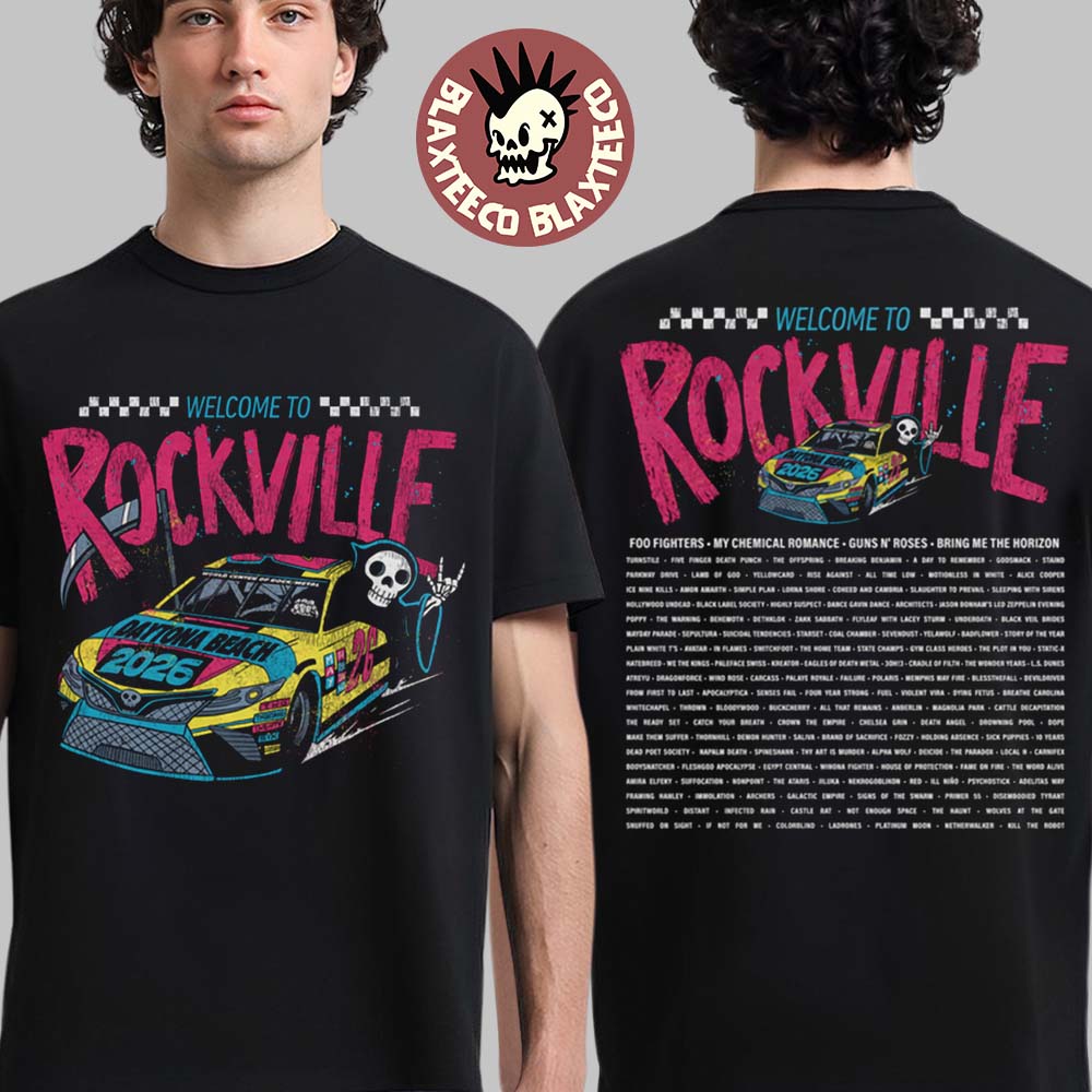 Welcome To Rockville 2026 Festival Merch Daytona - Adult & Kids T-Shirts, Sweatshirts & Hoodies apparel design preview 1