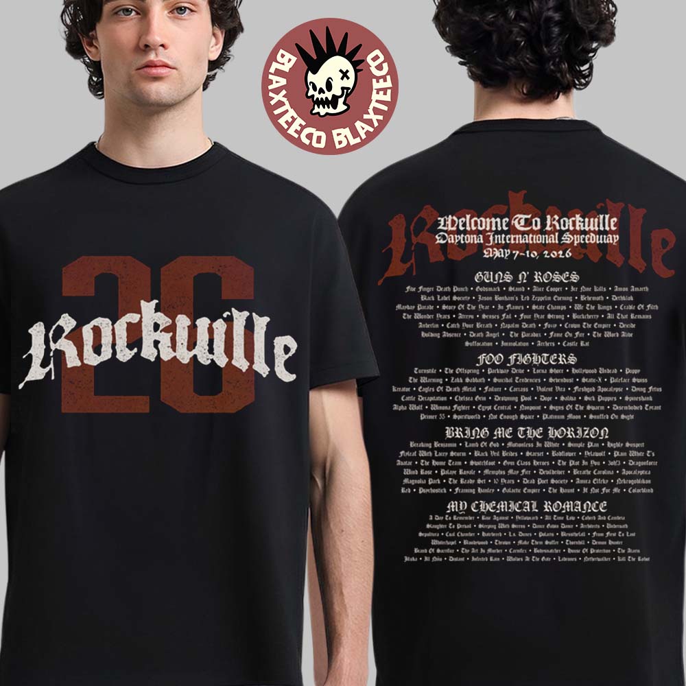 Welcome To Rockville 2026 Festival Merch Daytona - Adult & Kids T-Shirts, Sweatshirts & Hoodies apparel design preview 1
