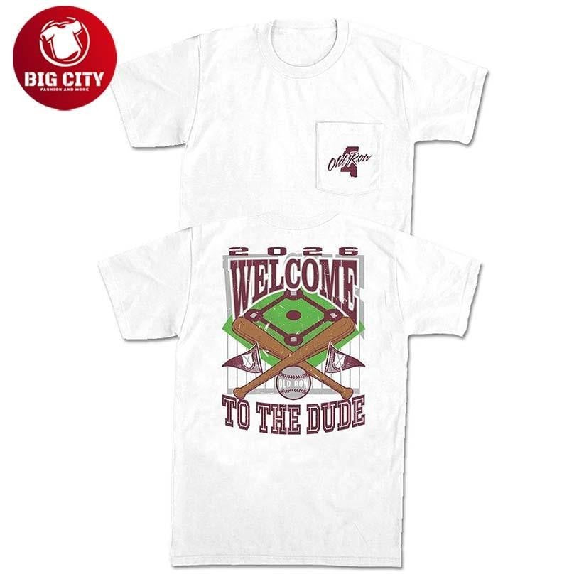 Welcome To The Dude Old Row Two Sided - Adult & Kids T-Shirts, Sweatshirts & Hoodies apparel design preview 1