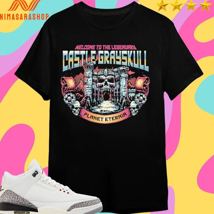 Welcome To The Legendary Castle Grayskull Planet - Adult & Kids T-Shirts, Sweatshirts & Hoodies apparel design preview 1