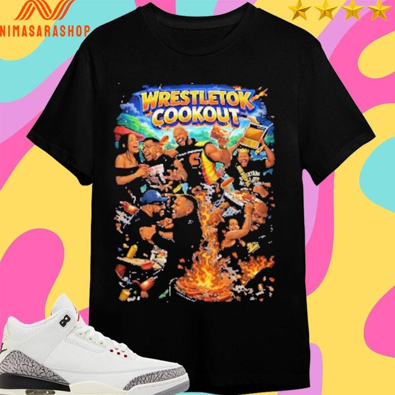 Welcome To The Wrestletok Cookout - Adult & Kids T-Shirts, Sweatshirts & Hoodies apparel design preview 1