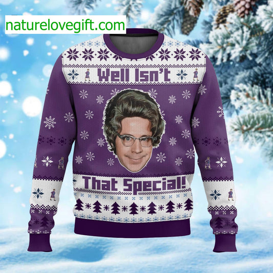 Well Isn’t That Special Ugly Christmas Sweater - Holiday Gift product image