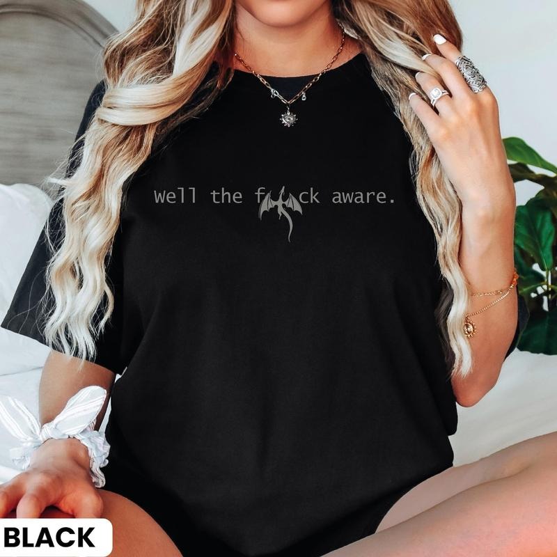 Well F*Ck Aware Xaden Riorson Riders Quadrant Velaris - Adult & Kids T-Shirts, Sweatshirts & Hoodies apparel design preview 1
