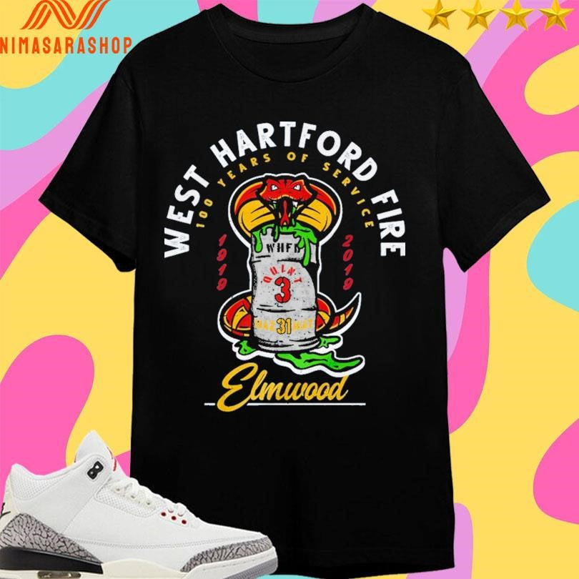 West Hartford Fire Club 100 Years Of Service - Adult & Kids T-Shirts, Sweatshirts & Hoodies apparel design preview 1