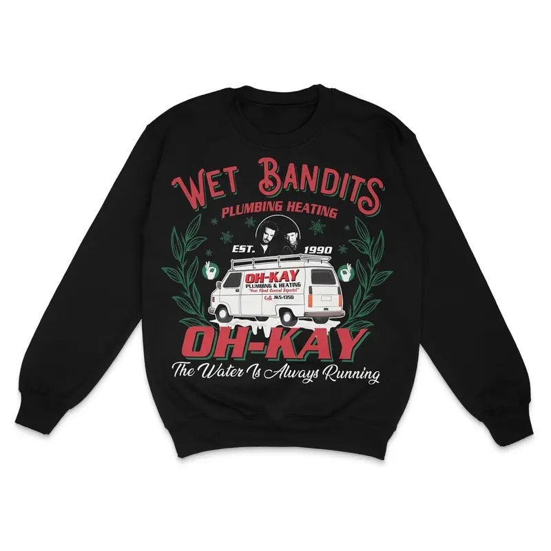 Wet Bandits Custom Printed - Adult & Kids T-Shirts, Sweatshirts & Hoodies apparel design preview 1