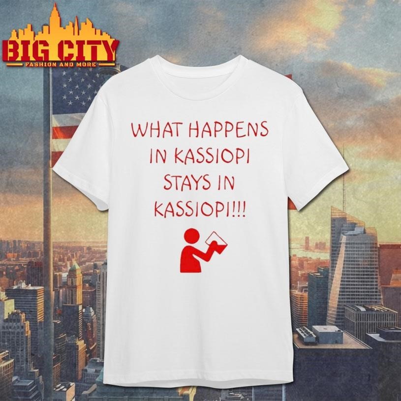 What Happens In Kassiopi Stays - Adult & Kids T-Shirts, Sweatshirts & Hoodies apparel design preview 1