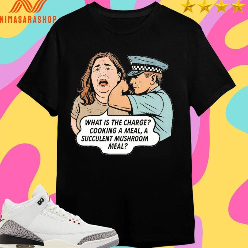 What Is The Charge Cooking A Meal Succulent Mushroom - Adult & Kids T-Shirts, Sweatshirts & Hoodies apparel design preview 1