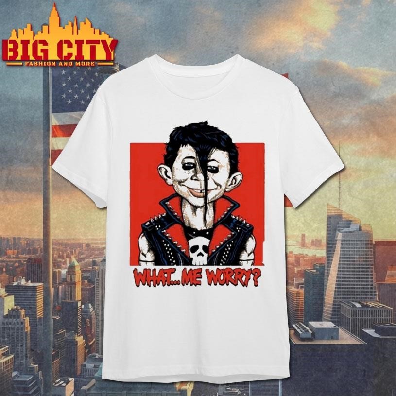 What Me Worry Alfred E Neuman Emo Punk - Adult & Kids T-Shirts, Sweatshirts & Hoodies apparel design preview 1