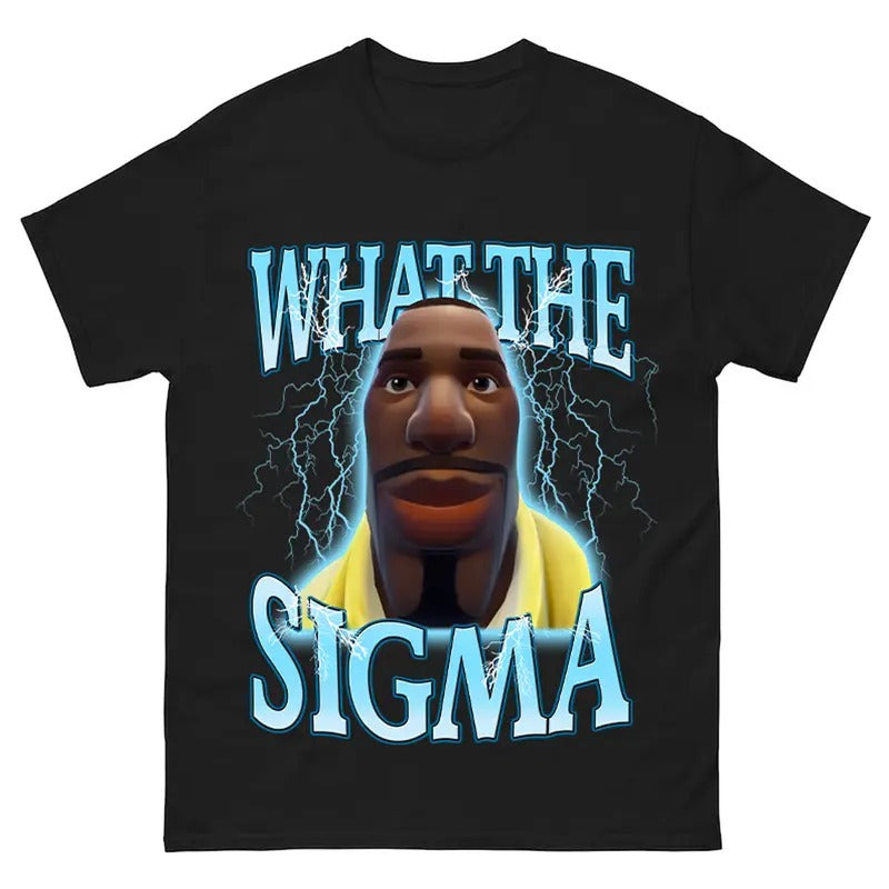 What Sigma Funny Meme Retro Fortnite Fans - Adult & Kids T-Shirts, Sweatshirts & Hoodies apparel design preview 1