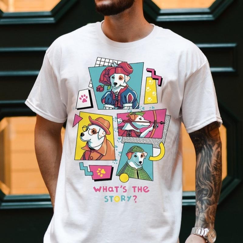 What'S Story Wishbone? Funny TV Show 90s Nostalgia - Adult & Kids T-Shirts, Sweatshirts & Hoodies apparel design preview 1