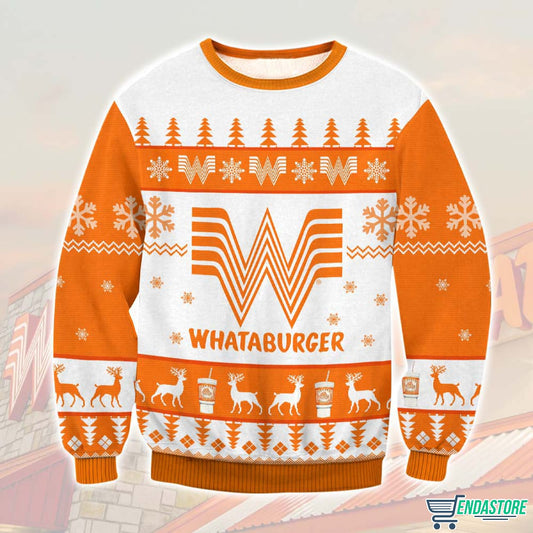 Whataburger 3D Ugly Christmas Sweater - Gift Idea product image