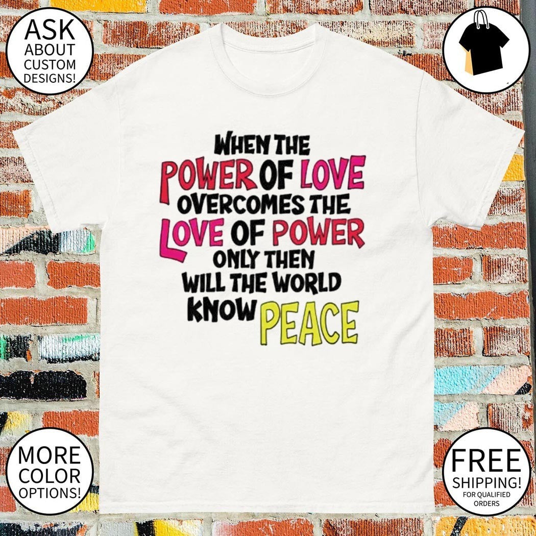 When the power of love overcomes - Adult & Kids T-Shirts, Sweatshirts & Hoodies apparel design preview 1