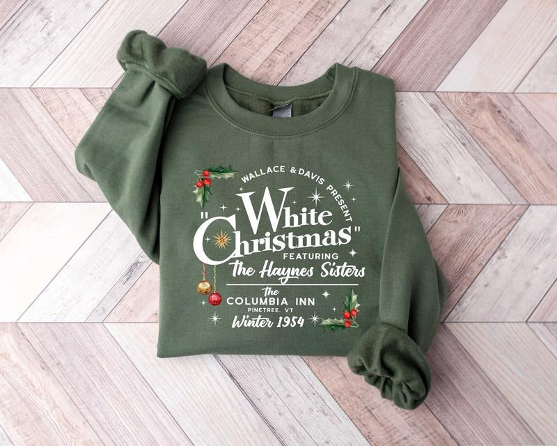 White Movie 1954 Wallace Davis Haynes Sisters - Adult & Kids T-Shirts, Sweatshirts & Hoodies apparel design preview 1