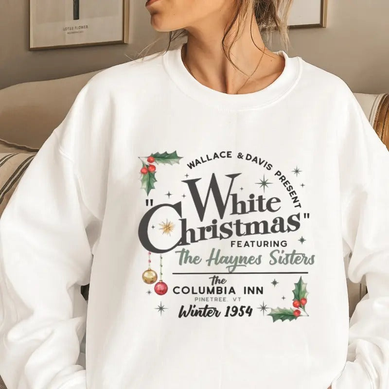White Movie Wallace Davis Haynes Sisters 1954 - Adult & Kids T-Shirts, Sweatshirts & Hoodies apparel design preview 1