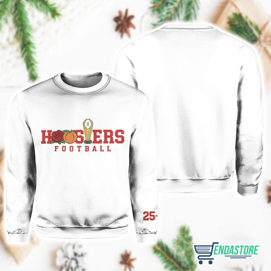 White-Embroidered Indiana Hoosiers National Champions Sweatshirt 3D Sweater - Gift Idea product image