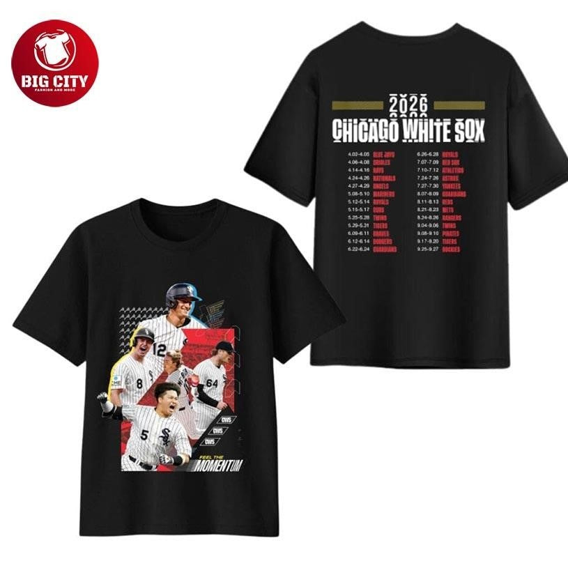 White Sox Opening Day 2026 Giveaways Two Sided - Adult & Kids T-Shirts, Sweatshirts & Hoodies apparel design preview 1