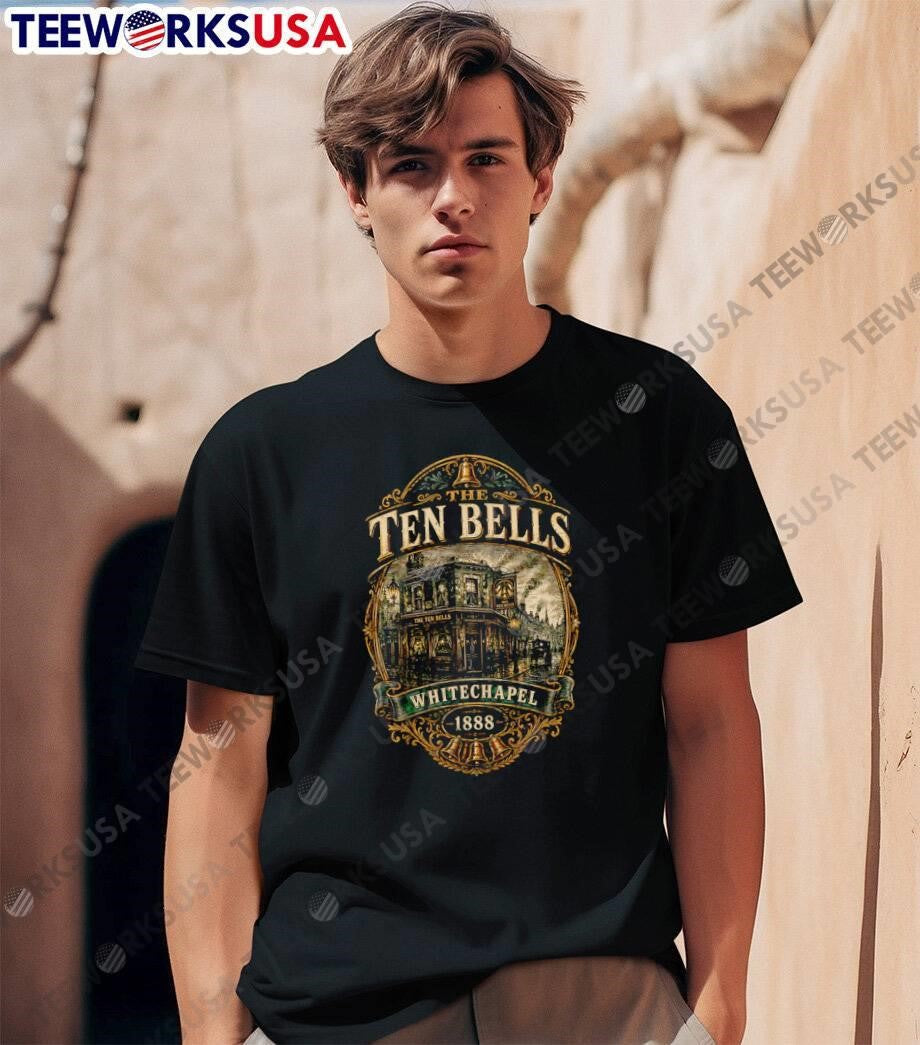 Whitechapel 1888 The Ten Bells Pub Victorian London - Adult & Kids T-Shirts, Sweatshirts & Hoodies apparel design preview 1