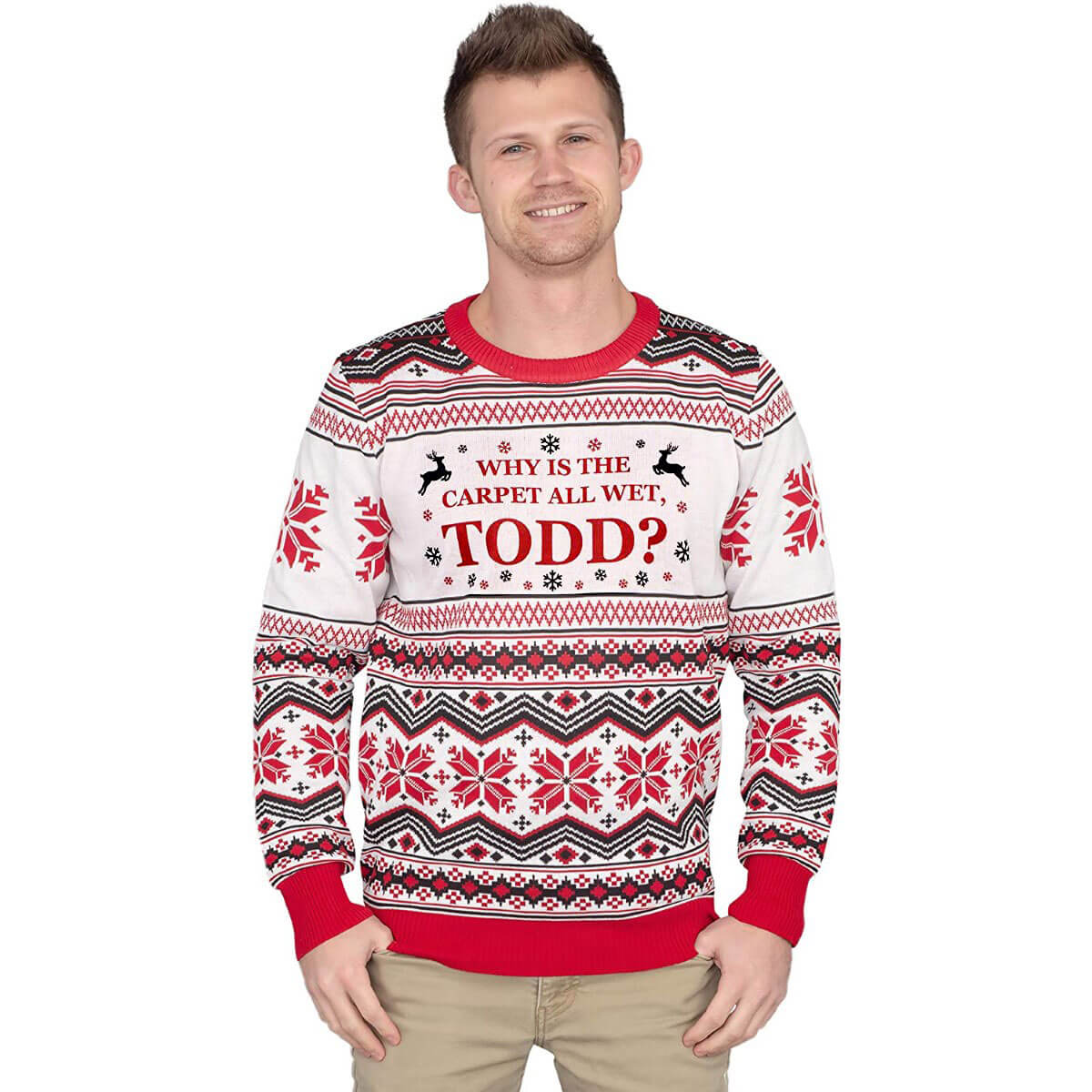 Why is the Carpet all Wet, Todd? Ugly Christmas Sweater - Gift Idea product image 2
