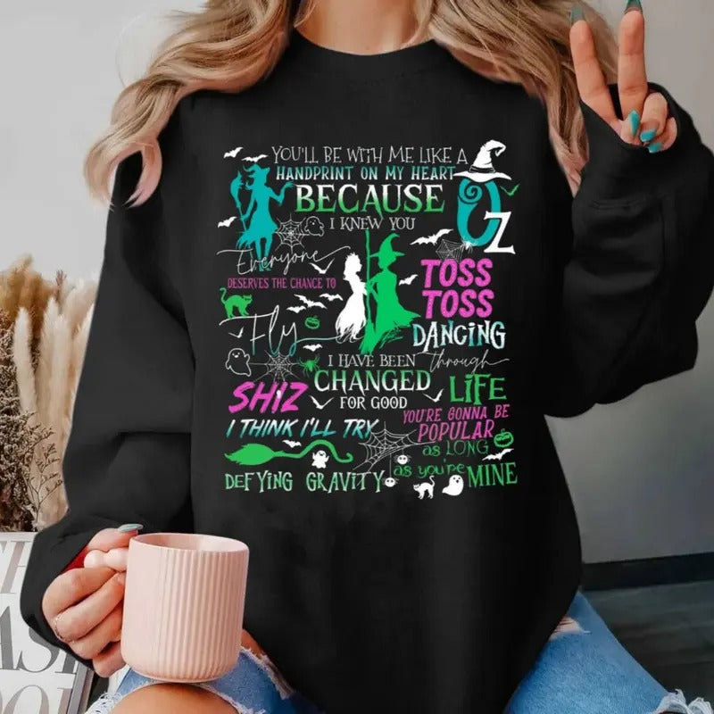 Wicked New Musical Music Lovers Short Sleeve - Adult & Kids T-Shirts, Sweatshirts & Hoodies apparel design preview 1